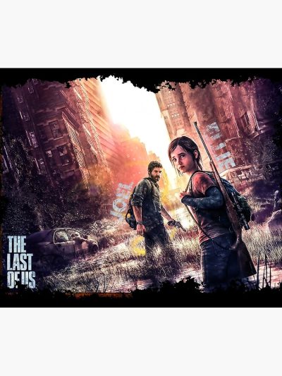 The Last Of Us - Joel & Ellie Tapestry Official Cow Anime Merch