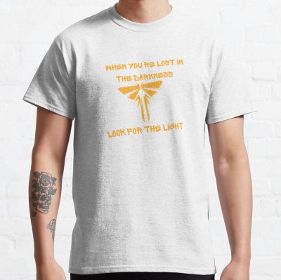 When You’Re Lost In The Darkness, Look For The Light Logo - The Last Of Us - Fireflies T-Shirt Official Cow Anime Merch