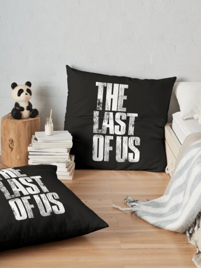 The Last Of Us (Worn White) Throw Pillow Official Cow Anime Merch