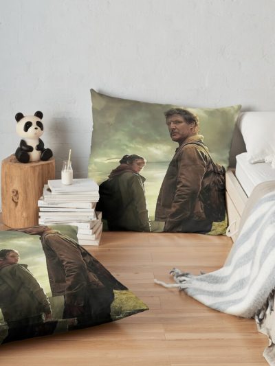 The Last Of Us Tv Show Large Format Hq Digital Art Throw Pillow Official Cow Anime Merch