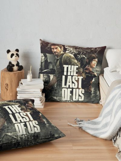 The Last Of Us Poster Throw Pillow Official Cow Anime Merch