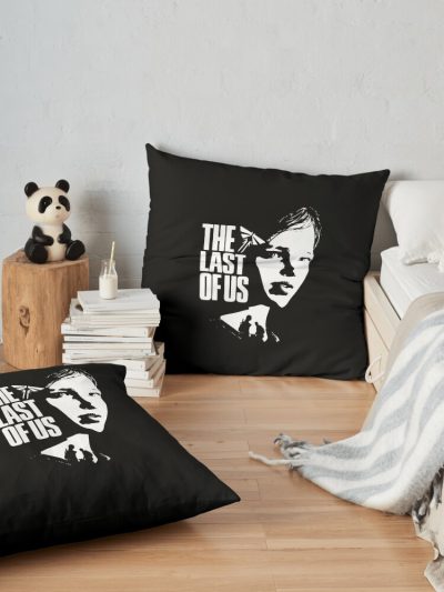 The Last Of Us Game Throw Pillow Official Cow Anime Merch