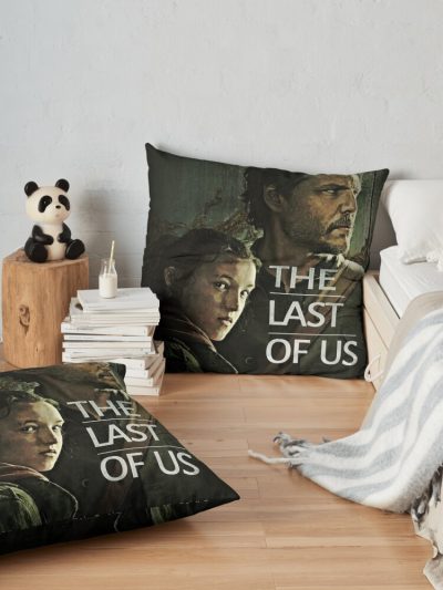 The Last Of Us - Painted Poster Throw Pillow Official Cow Anime Merch
