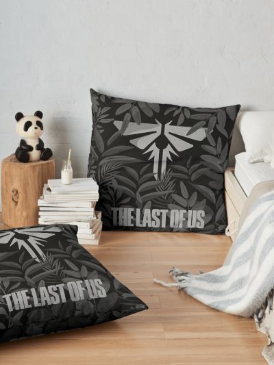 The Last Of Us Throw Pillow Official Cow Anime Merch