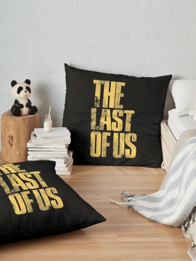 The Last Of Us (Worn Gold) Throw Pillow Official Cow Anime Merch