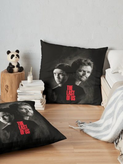 The Last Of Us Throw Pillow Official Cow Anime Merch