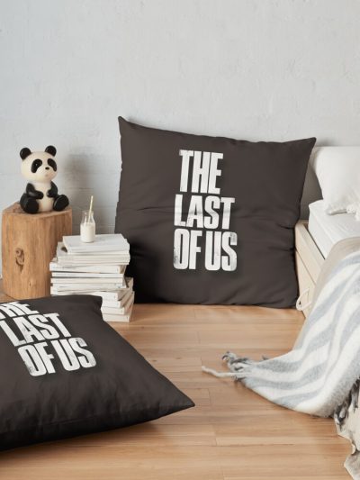 The Last Of Us Leters Throw Pillow Official Cow Anime Merch