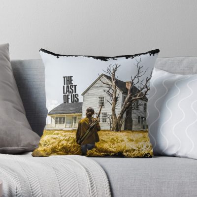 The Last Of Us - Ellie Throw Pillow Official Cow Anime Merch