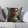 Last Of Us Ellie And Joel Throw Pillow Official Cow Anime Merch