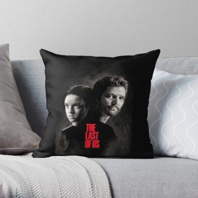 The Last Of Us Throw Pillow Official Cow Anime Merch