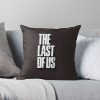 The Last Of Us Leters Throw Pillow Official Cow Anime Merch