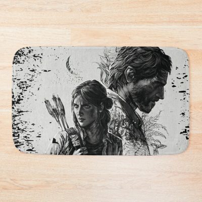 Last Of Us Joel And Ellie Family Bath Mat Official Cow Anime Merch