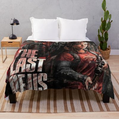 The Last Of Us Poster Throw Blanket Official Cow Anime Merch