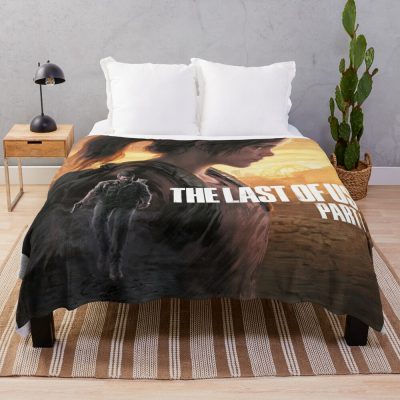 The Last Of Us Part I Throw Blanket Official Cow Anime Merch