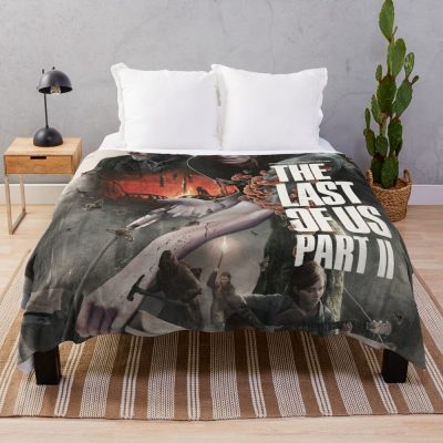 The Last Of Us Part 2 Throw Blanket Official Cow Anime Merch