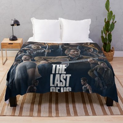 The Last Of Us Part Ii Throw Blanket Official Cow Anime Merch