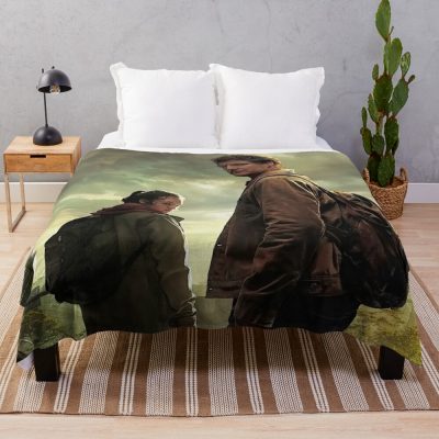 The Last Of Us Tv Show Large Format Hq Digital Art Throw Blanket Official Cow Anime Merch