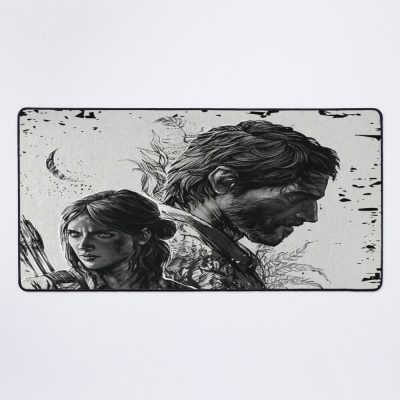 Last Of Us Joel And Ellie Family Mouse Pad Official Cow Anime Merch