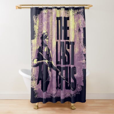 The Last Of Us | Ellie Shower Curtain Official Cow Anime Merch