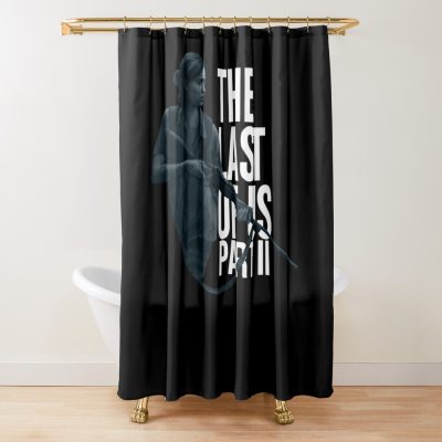 Street Fighter Graphic Girl The Last Of Us Part Ii Shower Curtain Official Cow Anime Merch