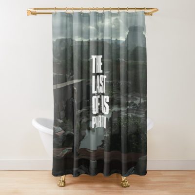 The Last Of Us Part Ii  |  Concept Art Ellie Shower Curtain Official Cow Anime Merch
