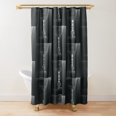 The Last Of Us 2 Art Design Shower Curtain Official Cow Anime Merch