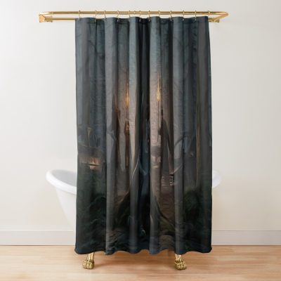 The Last Of Us Part Ii Oil Paint Shower Curtain Official Cow Anime Merch