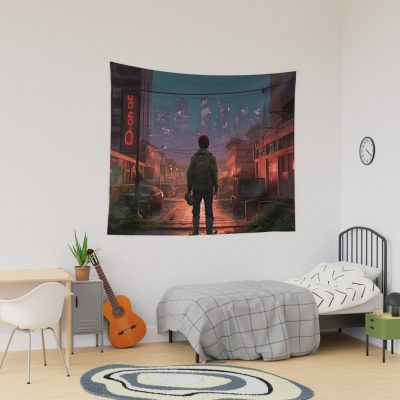 Joel The Last Of Us Tapestry Official Cow Anime Merch