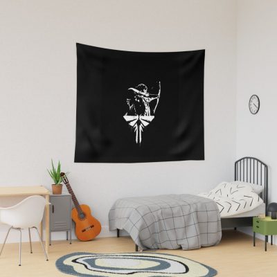 The Last Of Us Part Ii Ellie With Bow Graphic Tapestry Official Cow Anime Merch