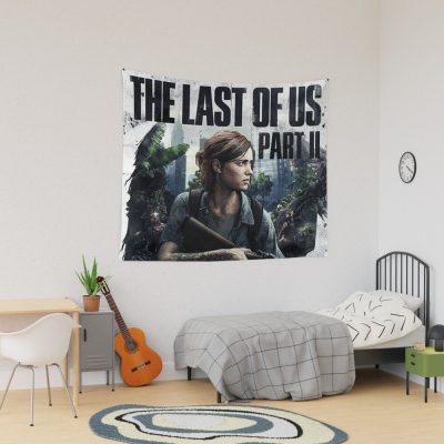The Last Of Us Part Ii Ellie Poster Tapestry Official Cow Anime Merch